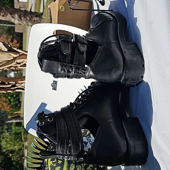 Micheal Kors Combat Boots - Picture 2 of 4